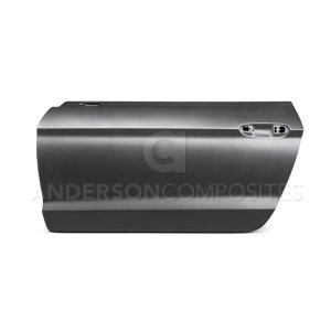 Ford Mustang Doors - Anderson Composites - Dry Carbon - Matte - `15-`20